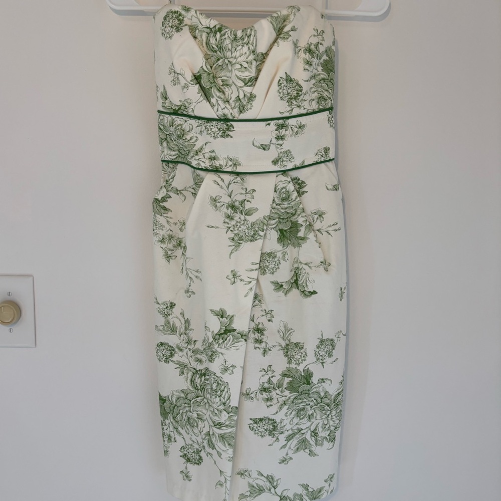 Floral Strapless Dress